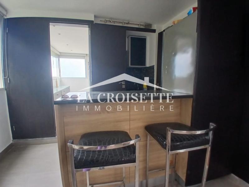 Appartement S+1 meublé vue sur mer à La Marsa